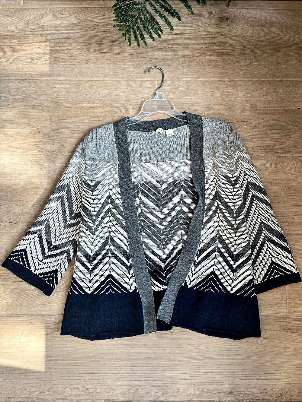 Anthropologie Geometric Wool Cardigan Size Small